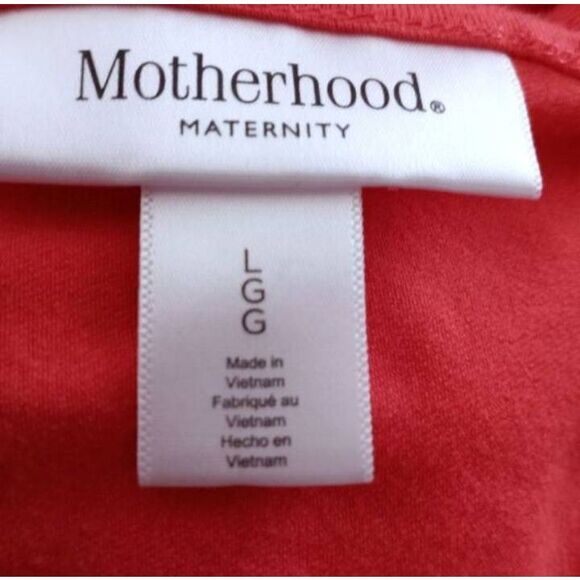 MOTHERHOOD MATERNITY CORAL JUMPSUIT SZ.L EUC. - Picture 7 of 9